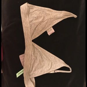 Honeydew bralette, large, gray